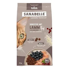 Sanabelle Sensitive mit Lamm & Blaubeeren, 1,5 - 2,9 kg parduotuvėje fera.lt