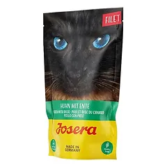 Josera Filet Chicken with Duck begrūdis konservuotas pašaras katėms vištienos filė su antiena, 70g