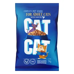 Cat Cat sausas kačių maistas, 1 kg