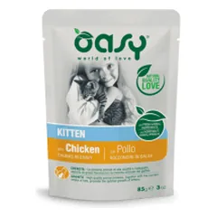 Oasy Kitten Chicken guliašas su vištiena kačiukams - Pet24