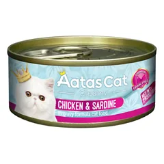 Aatas Creamy Chicken&Sardine konservai katėms photo