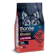 Monge BWild Adult sausas maistas šunims su elniena