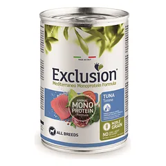 Exclusion Mono Protein Mediterraneo konservai šunims su tunu, 400 g