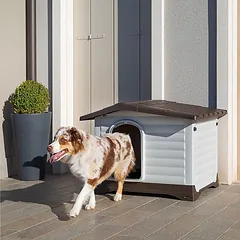 Ferplast plastikinė būda šunims Dogvilla, Dideliems 26–45 kg — 2 nuotrauka