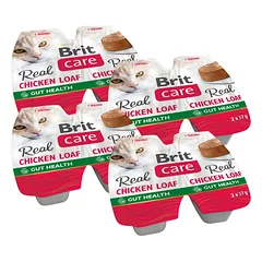 BRIT Care Cat Real Chicken Loaf 8x37g vištienos paštetas katėms