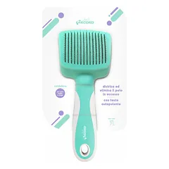 Self cleaning slicker brush 7,5x19cm — 1 nuotrauka