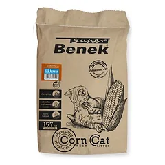 Super Benek Corn Cat Meeresbrise, kraikas katėms, 14 l (apie 8,8 kg) — 3 nuotrauka