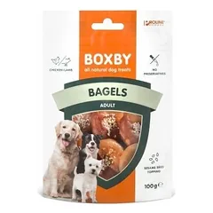 Boxby Bagels Chicken & Lamb papildomas maistas suaugusiems šunims su ėriena ir vištiena, 100 g