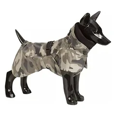PAIKKA šildantis lietpaltis šunims Recovery Raincoat, camouflage