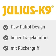 Julius-K9® Paw Patrol petnešos šunims Chase, Vidutiniams 11–25 kg — 3 nuotrauka