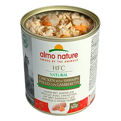 Almo Nature HFC Natural vištiena su krevetėmis drėgnas maistas suaugusioms katėms, 280 g — 2 nuotrauka