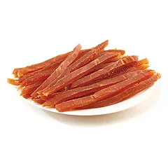 Wanpy skanėstas katėms, vytintos vištienos juostelės, minkštos, 80g — 3 nuotrauka