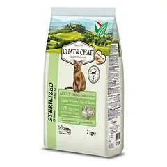 Chat&Chat Cat Expert Premium Adult Sterilised Chicken & Turkey 2 kg