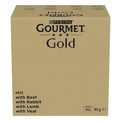 Didelė pakuotė Gourmet Gold švelnus paštetas 96 x 85 g, drėgnas maistas katėms — 2 nuotrauka