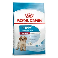 Royal Canin Medium Puppy sausas maistas šunims, > 10 kg parduotuvėje e-zoo.lt