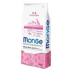 Monge Superpremium All Breeds Adult Schwein, Reis & Kartoffel