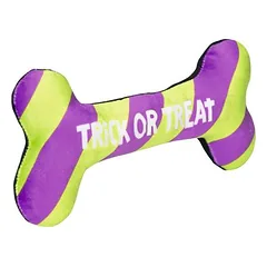Beeztees žaislas šunims kaulas Trick or Treat, violetinis/žalias