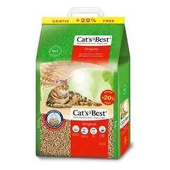 Cat’s Best Original kraikas katėms, medžio drožlių, 10l+2l,5,2kg