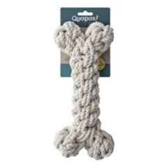 Quapas! Žaislas šunims iš natūralios virvės, kaulas, XXL, 40 cm