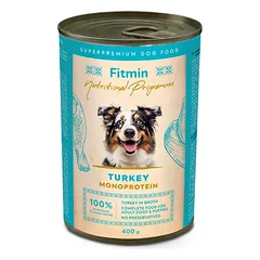 Fitmin Nutritional Programme Monoprotein Turkey paštetas šunims