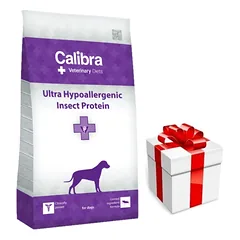 Calibra Veterinary Diets Dog Ultra Hypoallergenic Insect Protein 12kg + Staigmena ŠUNIUI