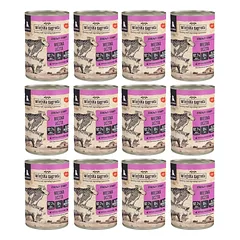 WIEJSKA ZAGRODAŠlapias ėdalas šuniukams „Meat Feast“ 12 x 400 g