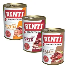 6 x 400 g RINTI bandomasis mišinys, drėgnas maistas šunims — 2 nuotrauka