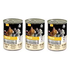 PetRepublic vištienos monoproteinų ėdalas katėms, gabalėliai padaže 3x400g