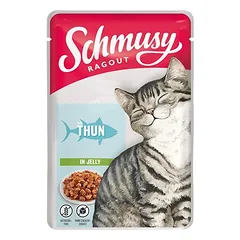 Schmusy Ragout drebučiuose 22 x 100 g, drėgnas maistas katėms, 100 - 199 g — 4 nuotrauka