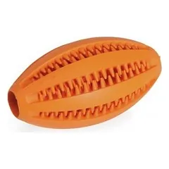 Camon Dental Rugby Ball žaislas šunims, dantų valymui, 11 cm