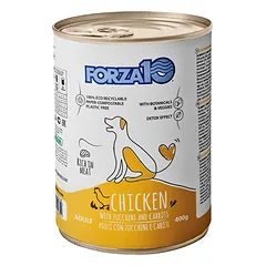 Forza10 drėgnas maistas šunims su vištiena, cukinijomis ir morkomis, 400 g