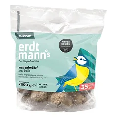 Erdtmanns 35 Meisenknödel ohne Netz Nachfüllpack im Polybeutel 2,8 kg