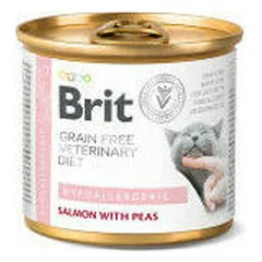 Brit GF Veterinary Diets konservuotas pašaras katėms Hypoallergenic 200 g — 2 nuotrauka