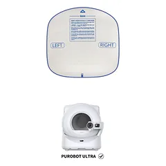 Katės kraiko dėžės kilimėlis PETKIT Purobot Ultra 44 x 44 x 1 cm — 2 nuotrauka
