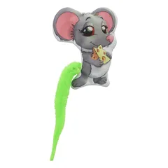 Trixie “Pelė” audinio žaislas katėms su katžole, 7.5 cm, 1 vnt. — 2 nuotrauka