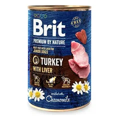 Brit Premium by Nature wet Turkey with Liver 400 g