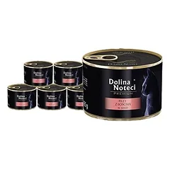 DOLINA NOTECI Premium lašišos filė drėgnas maistas katėms 12x185g
