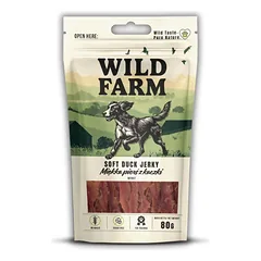 WILD FARM minkšta anties krūtinėlė 80g skanėstai šunims