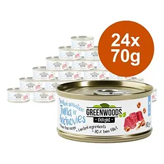 Greenwoods Delight tuno filė su ančiuviais, drėgnas maistas katėms — 2 nuotrauka