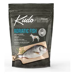KUDO Adriatic Fish sausas maistas mažų veislių suaugusiems šunims su žuvimi 3 kg