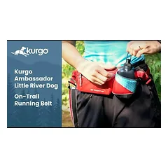 Kurgo Springback Leash - bėgimo pavadėlis šunims su amortizatoriumi, 122cm — 2 nuotrauka