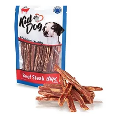 KIDDOG Strips jautienos natūralios juostelės 80g