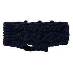 PAIKKA Hunde Strickpullover "Handmade Knit Sweater" navy