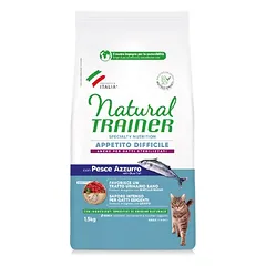 Natural Trainer Difficult Appetite su mėlynąja žuvimi, sausas maistas katėms — 2 nuotrauka