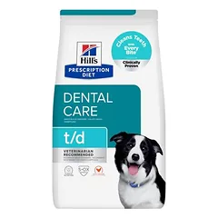 Hill's Prescription Diet t/d Dental Care su vištiena, sausas maistas katėms — 2 nuotrauka