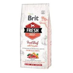 Brit Fresh Beef with Pumpkin Puppy Large sausas maistas didelių veislių šuniukams, 2,5 kg