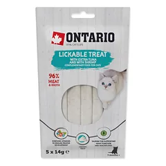 Ontario Laižomas skanėstas Tunas + Krevetės 5x14g