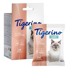 Tigerino VET Katzenstreu-Zusatz - Blut Entdeckung im Katzenurin