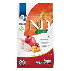 FARMINA N&D PUMPKIN - CAT Dry Quail&Pomegranate ADULT 300 g (pak.16)