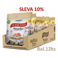 Seranas Užkandis Šuo Lašiša & Tūnas 100 g (12 vnt)